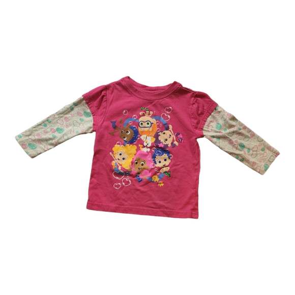 Bubble Guppies Toddler Girl Long Sleeve Shirt 2T - Picture 1 of 3